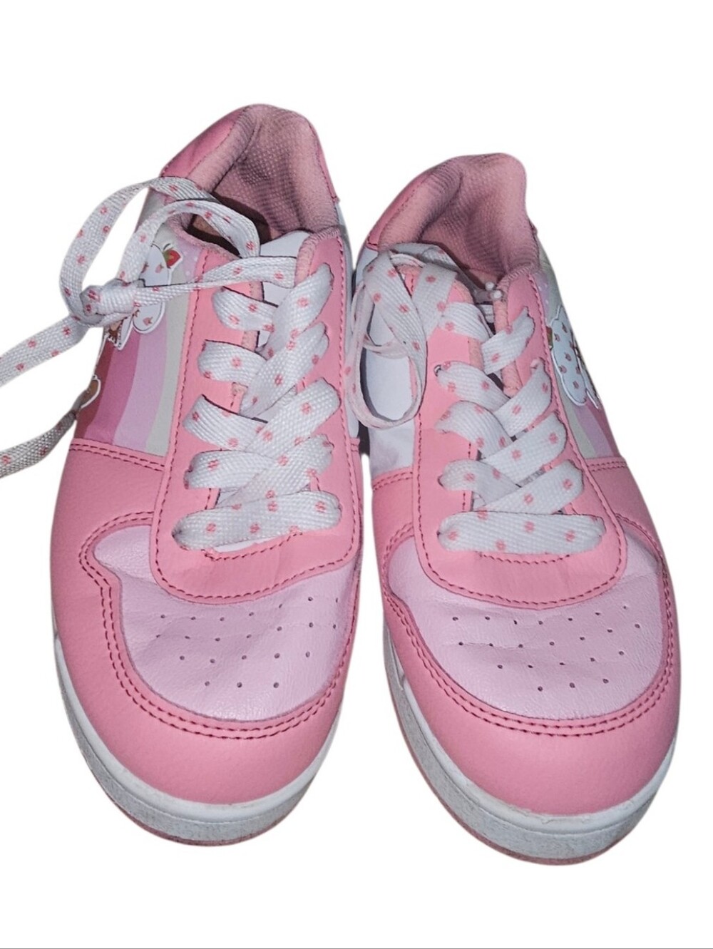 Girls Pink Strawberry Shortcake Sneakers - Kids Sneakers - Picture 2 of 7